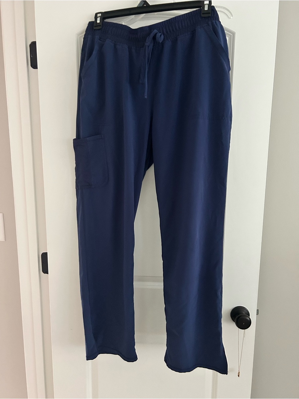 Scrubstar Navy Drawstring Cargo Scrub Pants